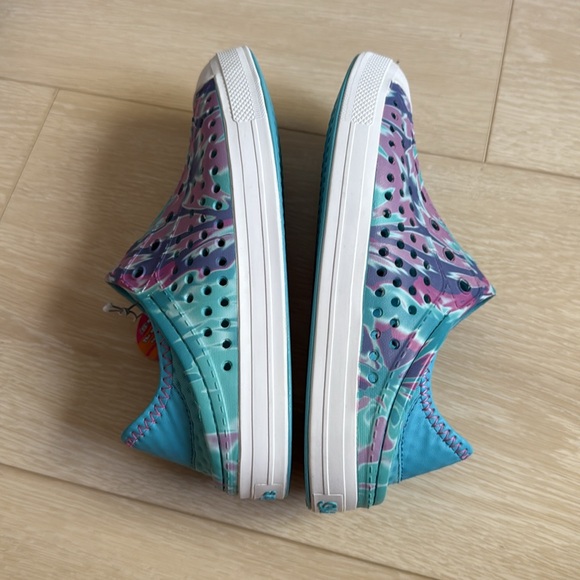 Skechers Cali Gear Turquoise and Purple Shoes NEW IN BOX - Picture 8 of 9